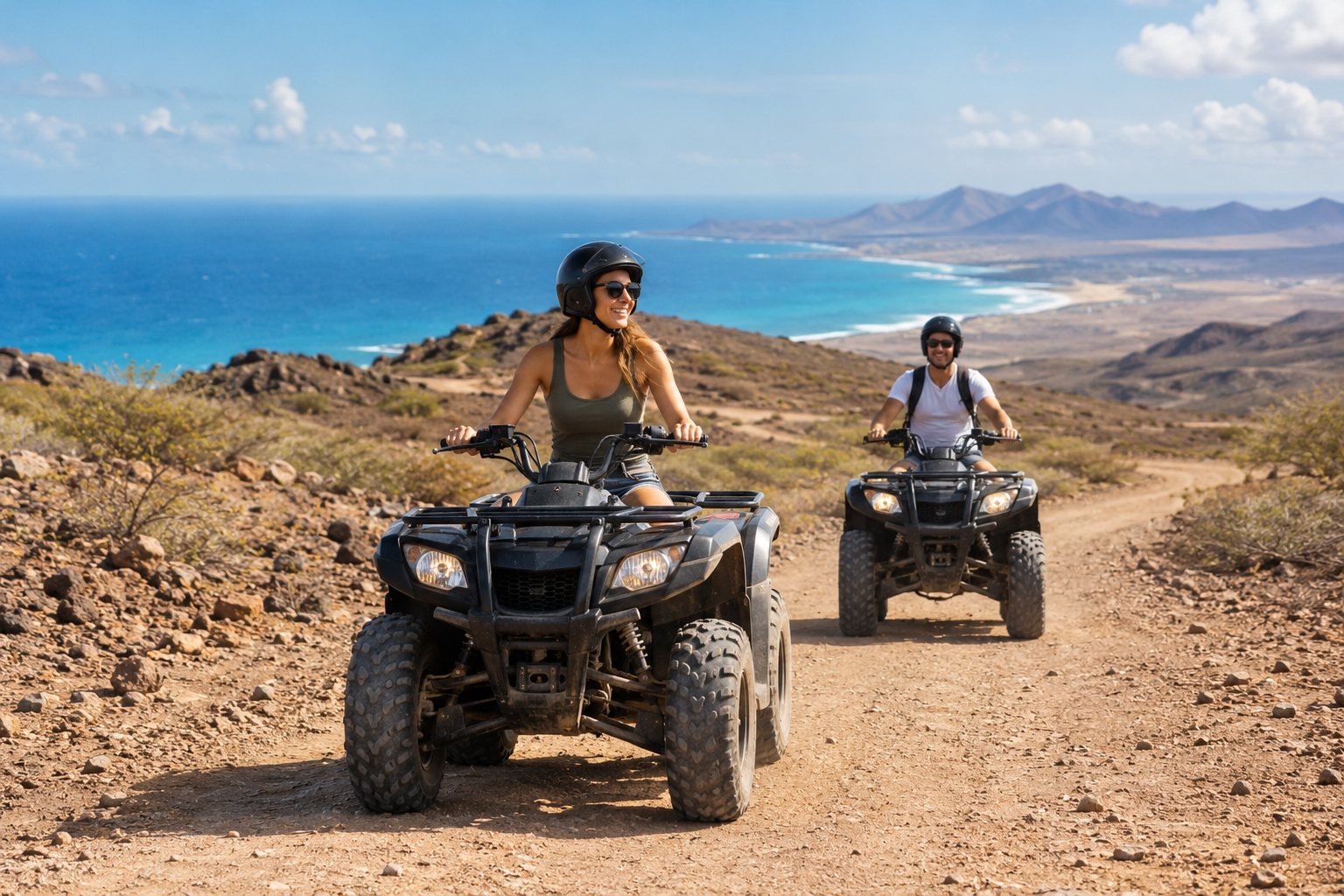 Alquiler de quads en la Isla de Mayo - imagen promocional generada con IA