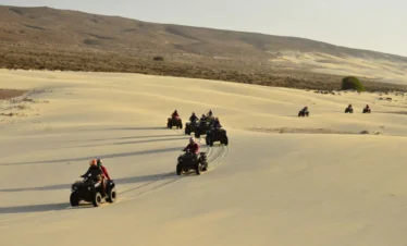 hora de excursion en atv a morro de areia en boa vista